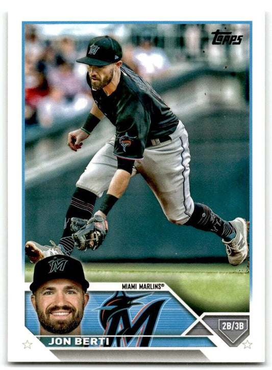 2023 Topps Jon Berti Miami Marlins #72