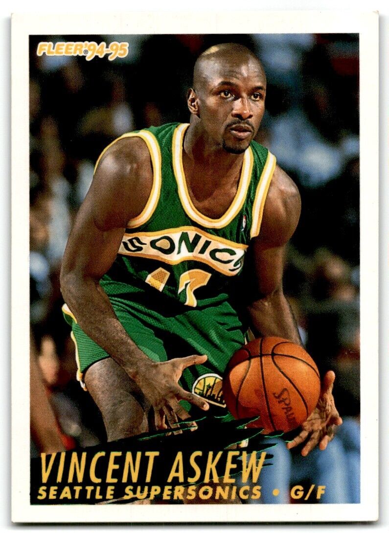 1994-95 Fleer Vincent Askew Seattle SuperSonics #210