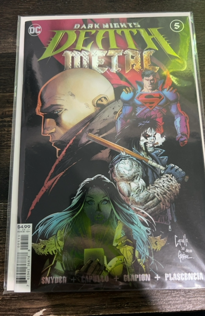 Dark Nights Death Metal No 5 DC Comic Jan 2021 LTD Card Stock Variant