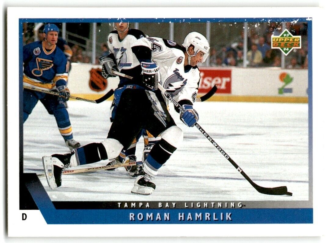 1993-94 Upper Deck Roman Hamrlik Tampa Bay Lightning #158