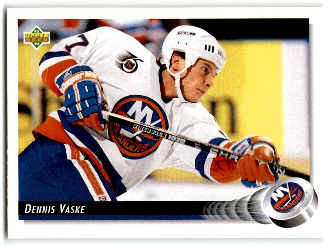 1992-93 Upper Deck Dennis Vaske New York Islanders #50