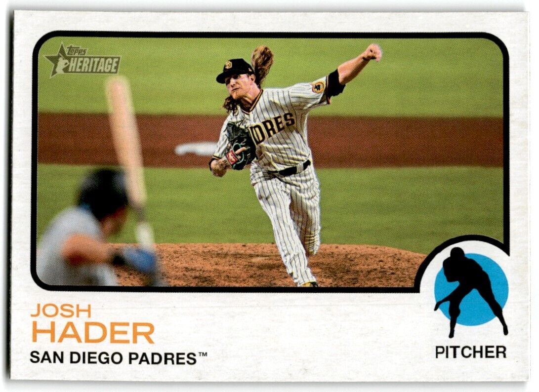 2022 Topps Heritage High Number Josh Hader San Diego Padres #528