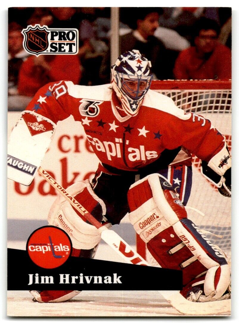 1991-92 Pro Set Jim Hrivnak Washington Capitals #509