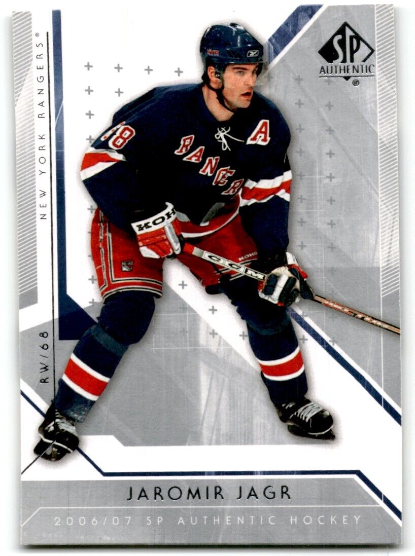 2006-07 SP Authentic Jaromir Jagr New York Rangers #36