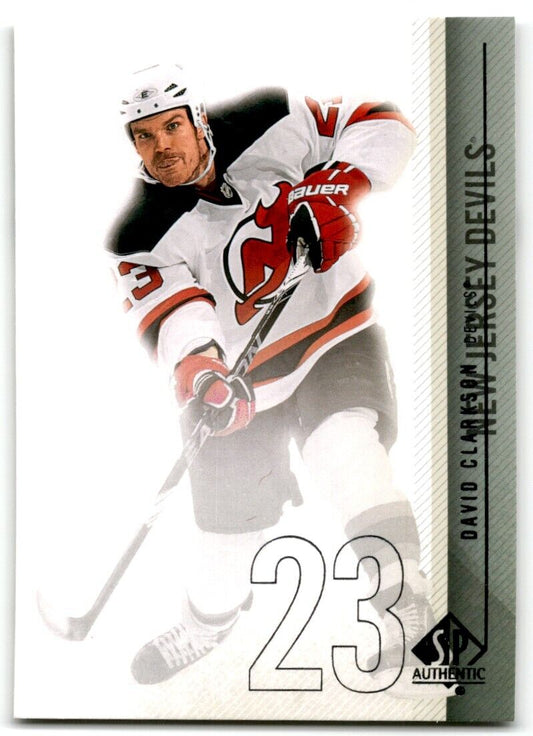 2010-11 SP Authentic David Clarkson New Jersey Devils #103