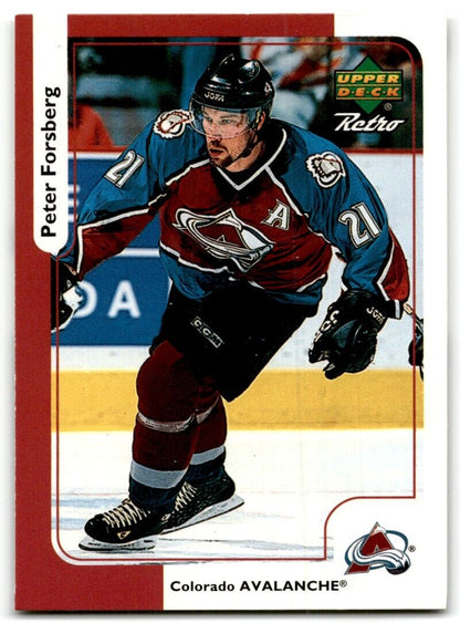 1999-00 Upper Deck Retro McDonald's Peter Forsberg Colorado Avalanche #MCD-10