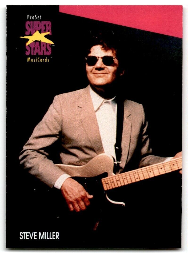 1991-92 ProSet Super Stars MusiCard Steve Miller #207