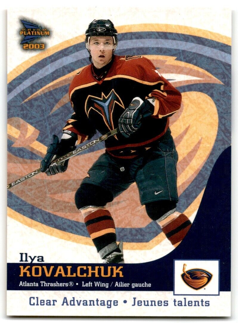 2002-03 Pacific McDonald's Clear Advantage Ilya Kovalchuk Atlanta Thrashers #2