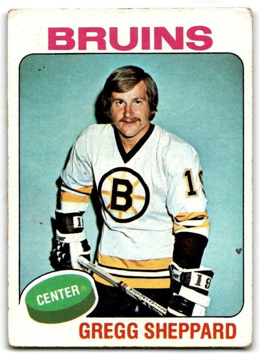 1975-76 Topps Gregg Sheppard Boston Bruins #235