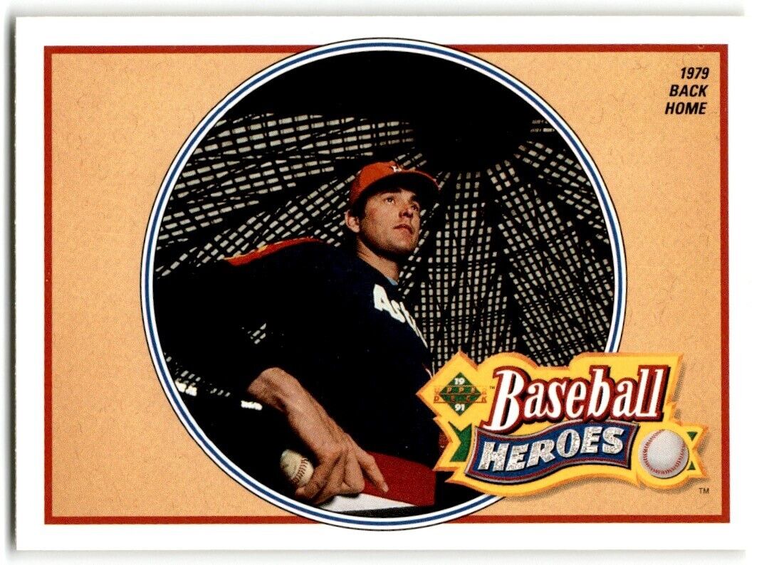 1991 Upper Deck Baseball Heroes Nolan Ryan Nolan Ryan Houston Astros #13