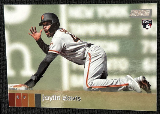 2020 Topps Stadium Club Jaylin Davis Rookie San Francisco Giants #162