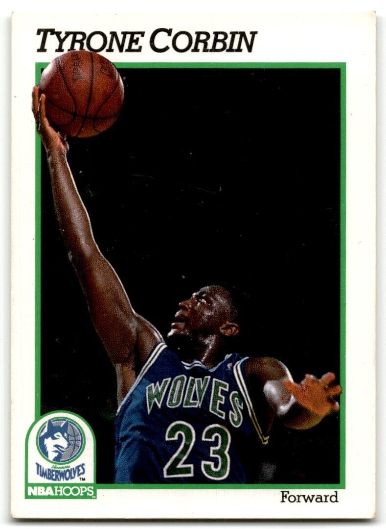 1991-92 Hoops Tyrone Corbin Minnesota Timberwolves #125