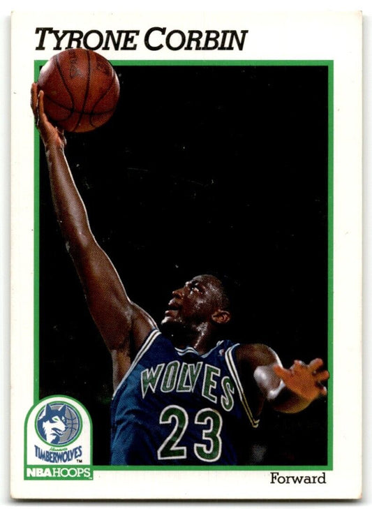 1991-92 Hoops Tyrone Corbin Minnesota Timberwolves #125