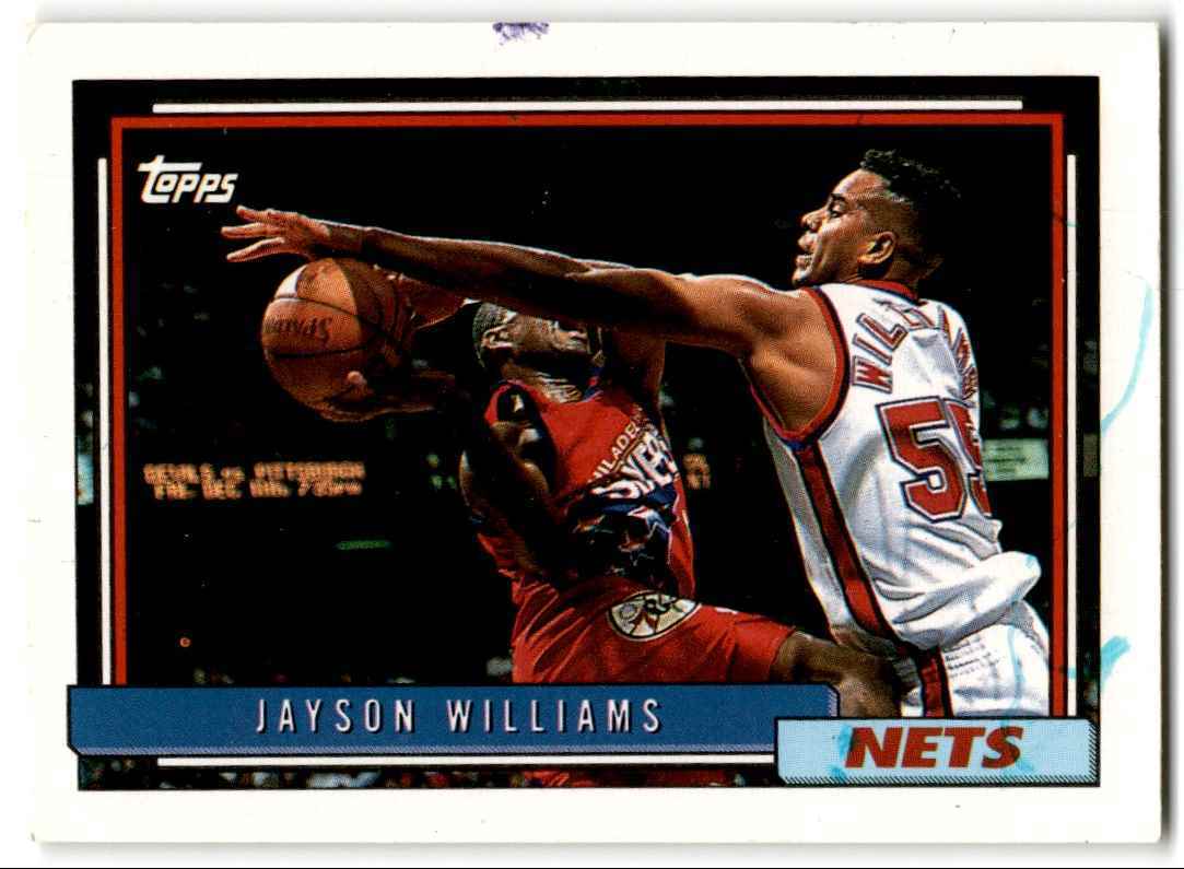 1992-93 Topps Jayson Williams New Jersey Nets #238