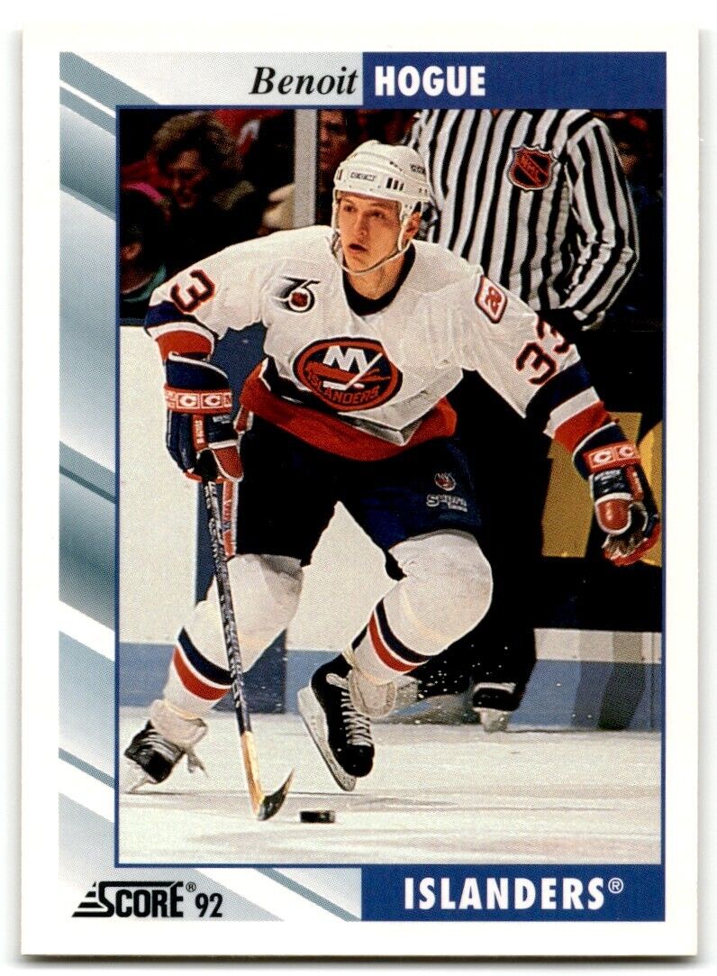 1992-93 Score Benoit Hogue New York Islanders #276