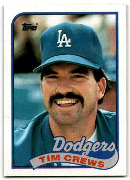 1989 Topps Tim Crews Los Angeles Dodgers #22