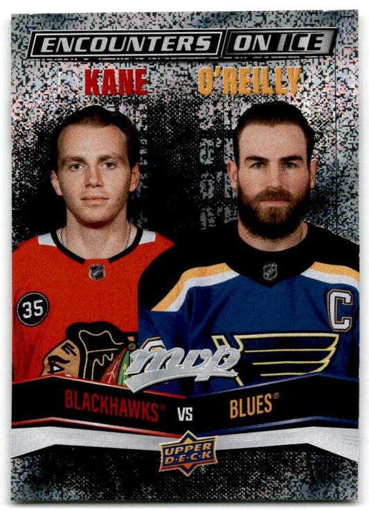 2022-23 Upper Deck MVP Encounters on Ice Patrick Kane/Ryan O'Reilly Chicago