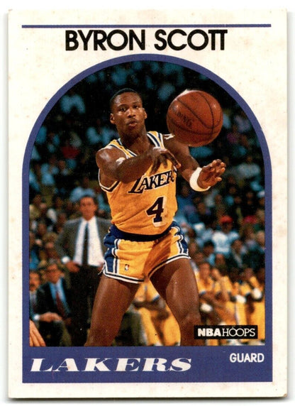 1989-90 Hoops Byron Scott Los Angeles Lakers #15