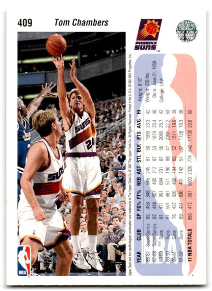 1992-93 Upper Deck Tom Chambers Phoenix Suns #409