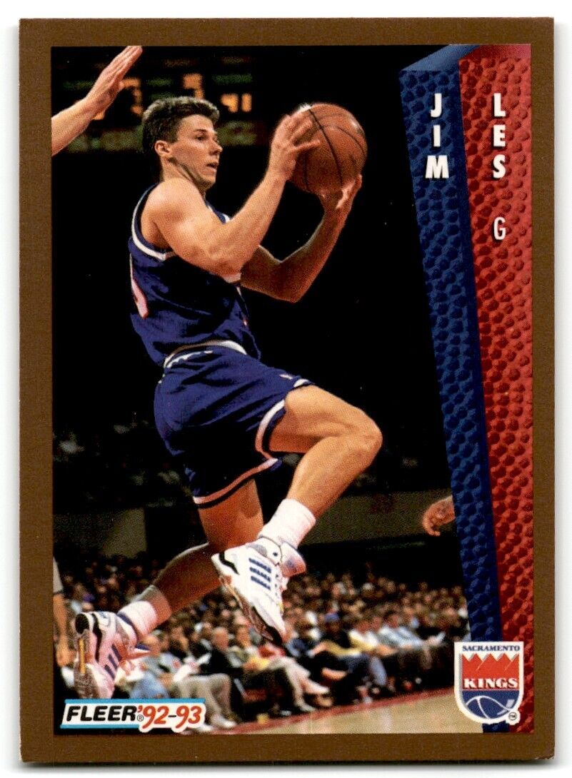 1992-93 Fleer Jim Les Sacramento Kings #423