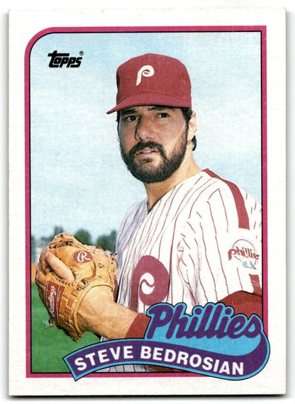 1989 Topps Steve Bedrosian Philadelphia Phillies #20