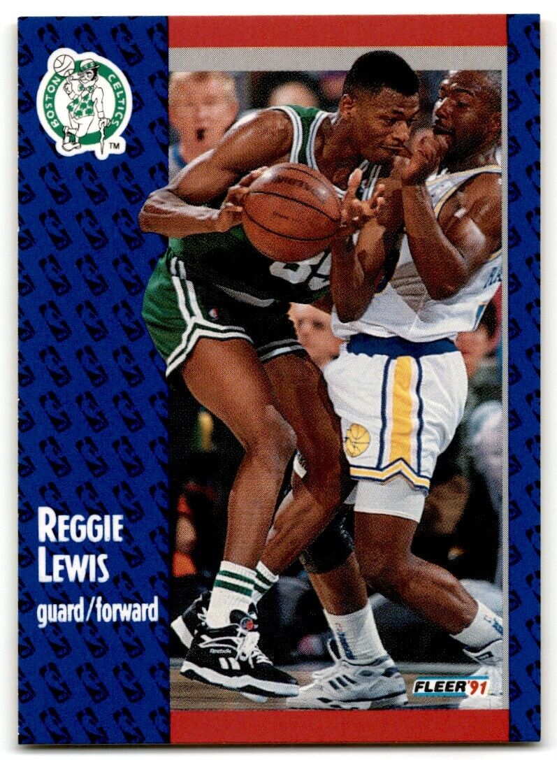 1991-92 Fleer Reggie Lewis Boston Celtics #12