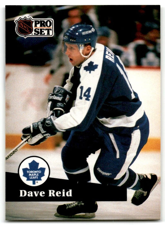 1991-92 Pro Set Dave Reid Toronto Maple Leafs #229