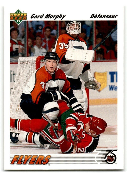 1991-92 Upper Deck French Gord Murphy Philadelphia Flyers #392