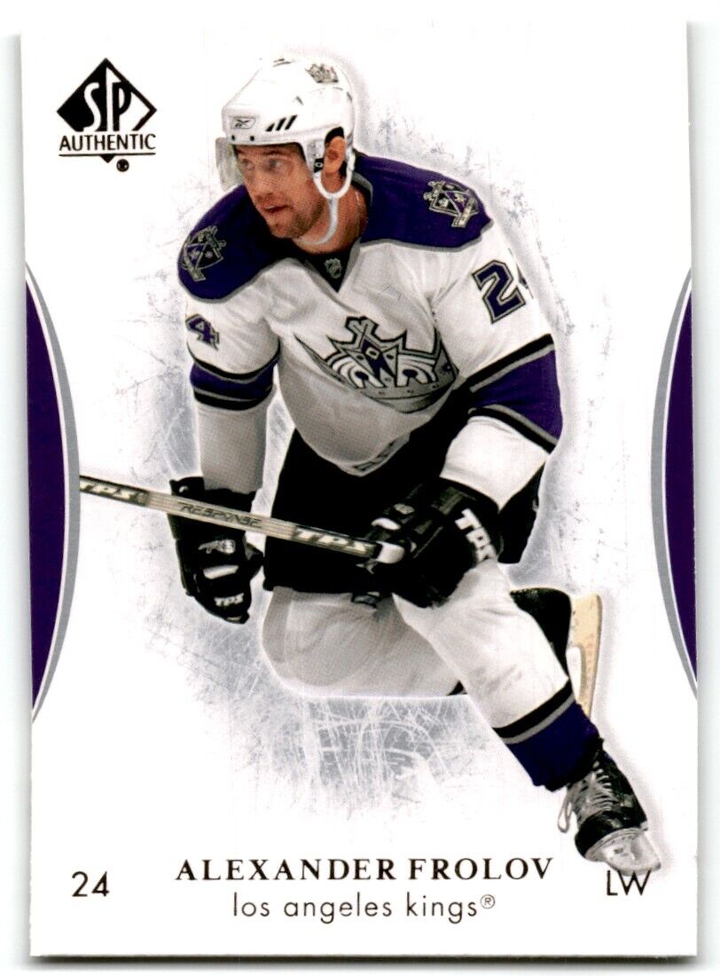 2007-08 SP Authentic Alexander Frolov Los Angeles Kings #56