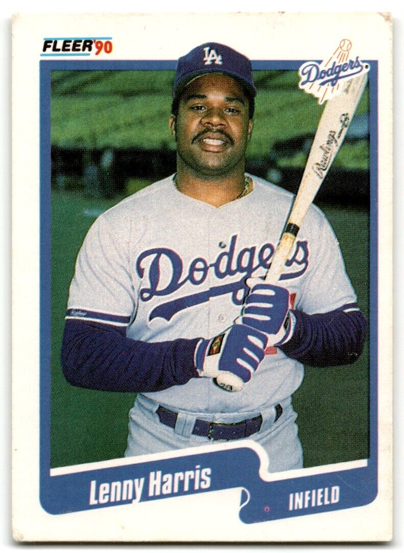 1990 Fleer Lenny Harris Los Angeles Dodgers #397