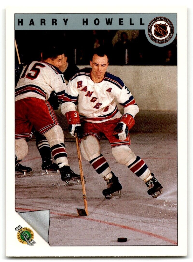 1991-92 Ultimate Original 6 Harry Howell New York Rangers #23