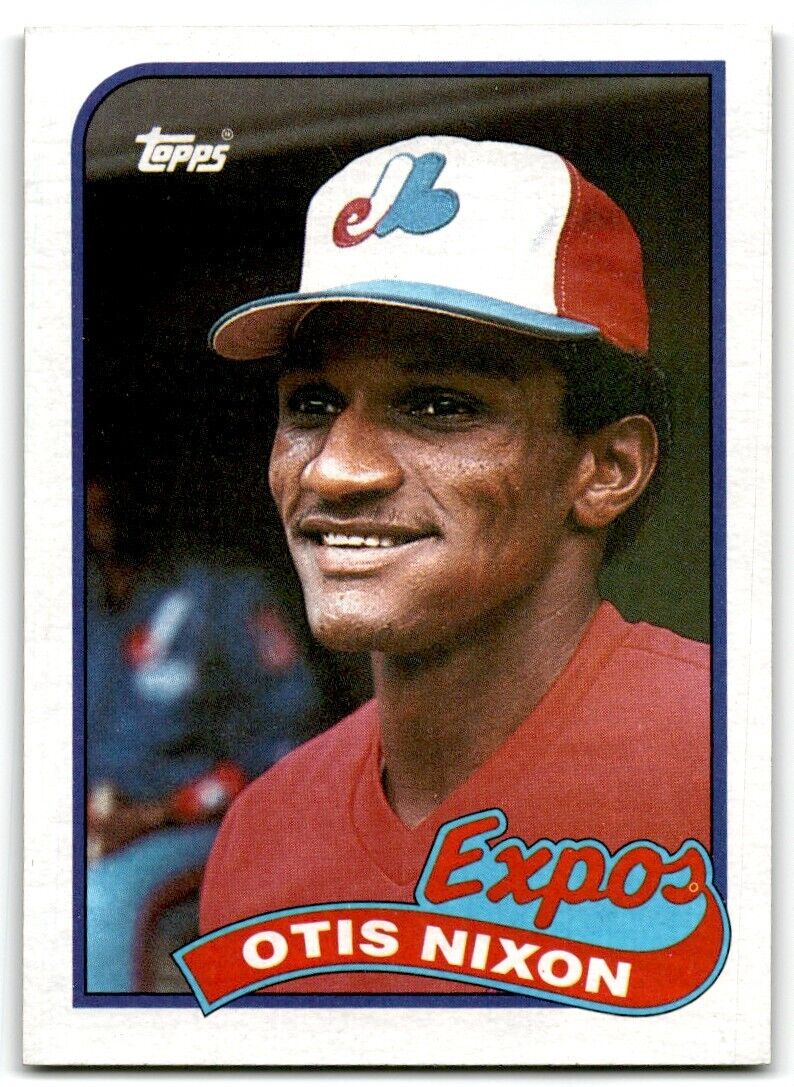 1989 Topps Otis Nixon Montreal Expos #674