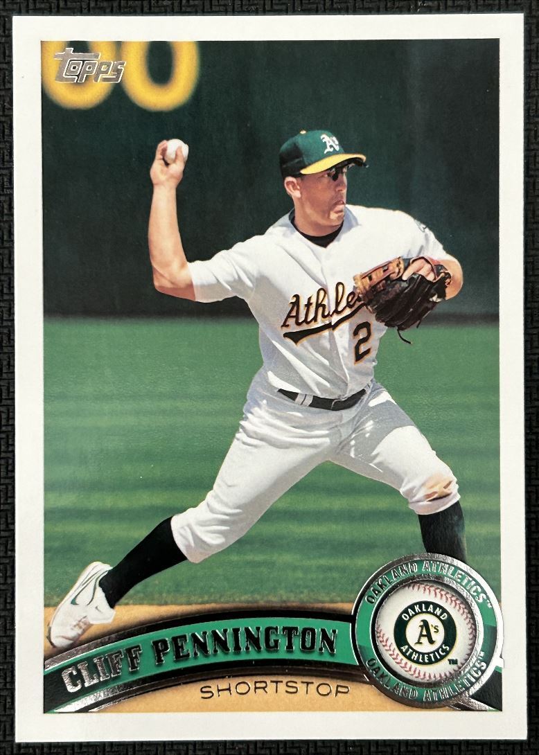 2011 Topps Cliff Pennington Oakland Athletics #353