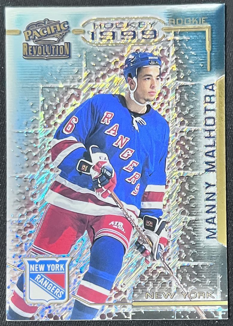 1999-00 Pacific Revolution Manny Malhotra New York Rangers #95