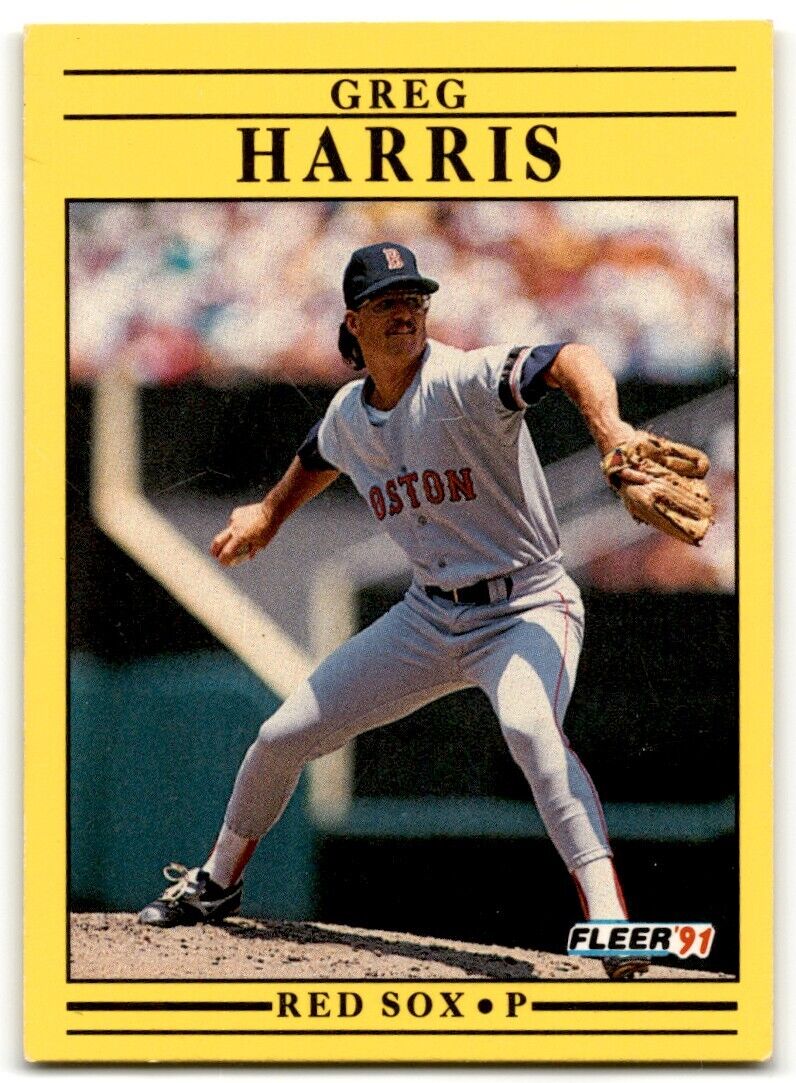 1991 Fleer Greg Harris Boston Red Sox #97