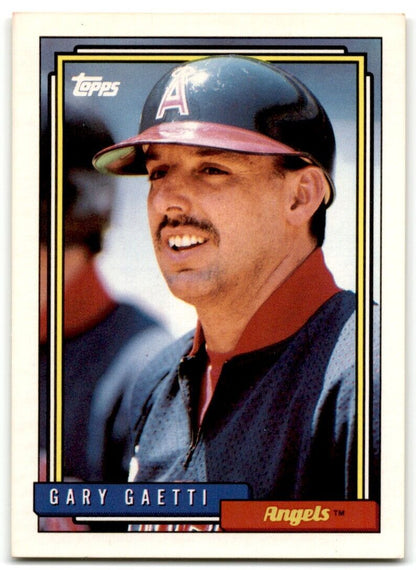 1992 Topps Gary Gaetti California Angels #70