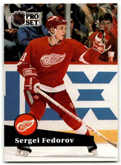 1991-92 Pro Set Sergei Fedorov Detroit Red Wings #53