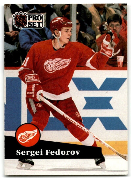 1991-92 Pro Set Sergei Fedorov Detroit Red Wings #53