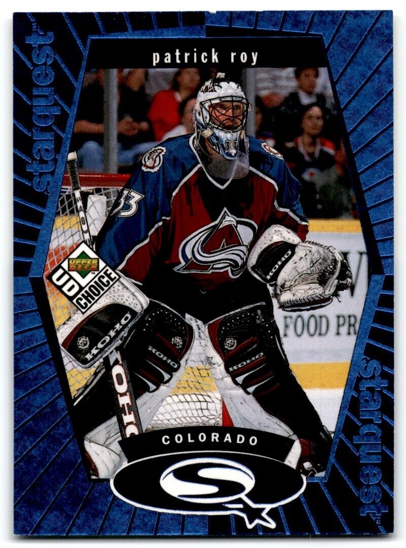 1998-99 UD Choice StarQuest Blue Patrick Roy Colorado Avalanche #SQ3