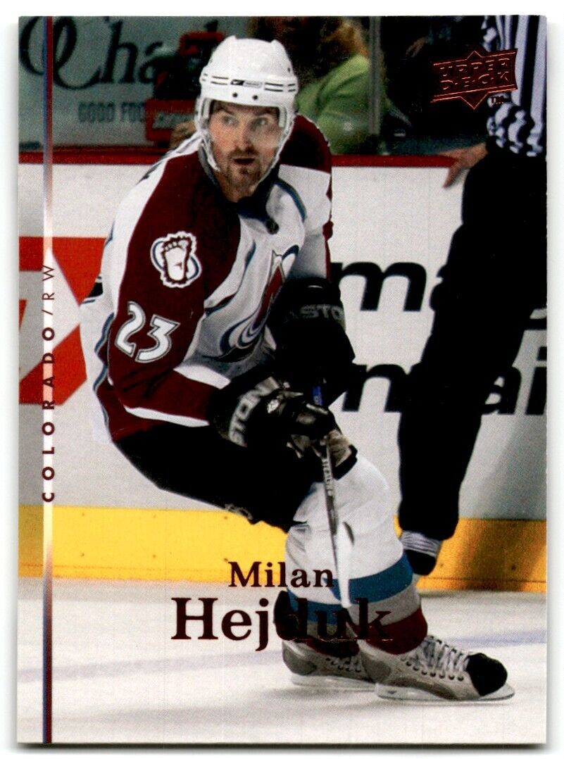 2007-08 Upper Deck Milan Hejduk Colorado Avalanche #306