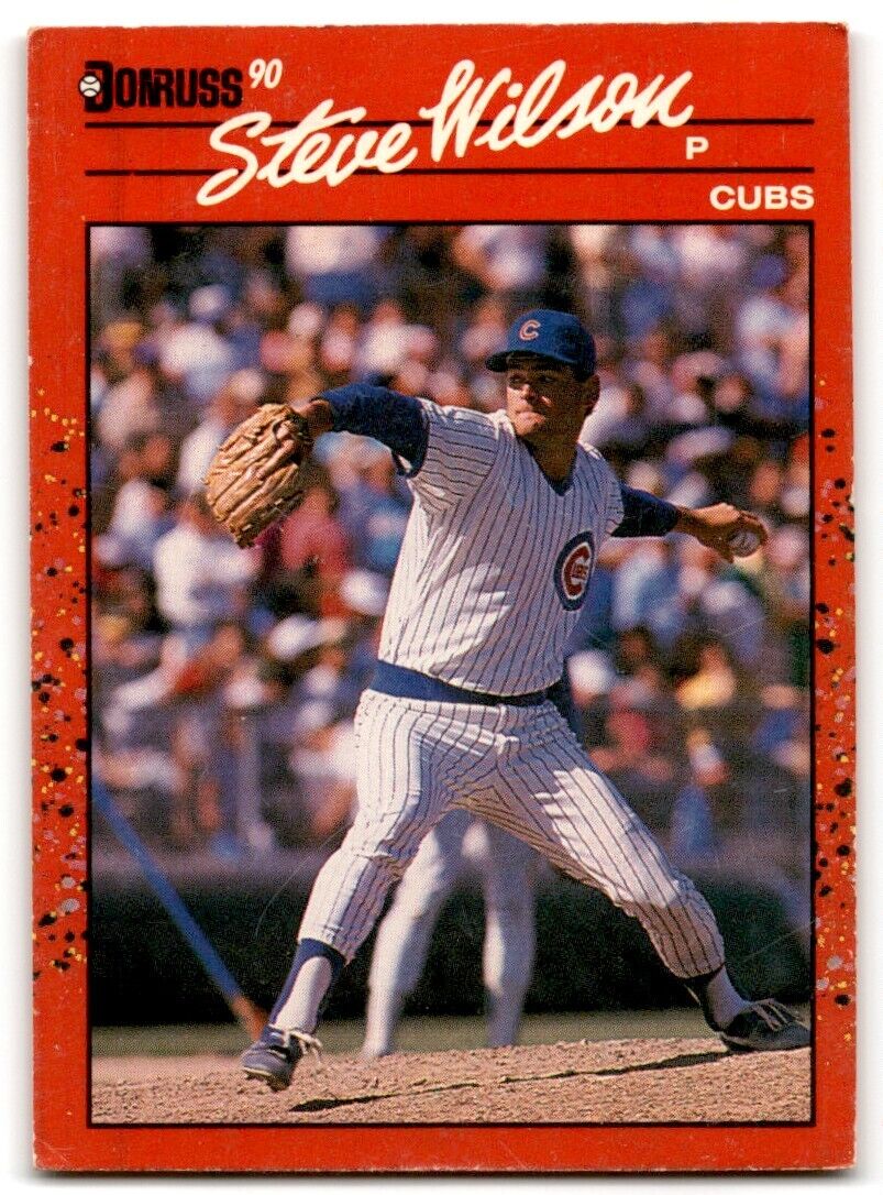 1990 Donruss Steve Wilson Chicago Cubs #394