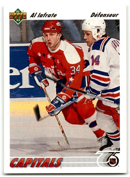 1991-92 Upper Deck French Al Iafrate Washington Capitals #318