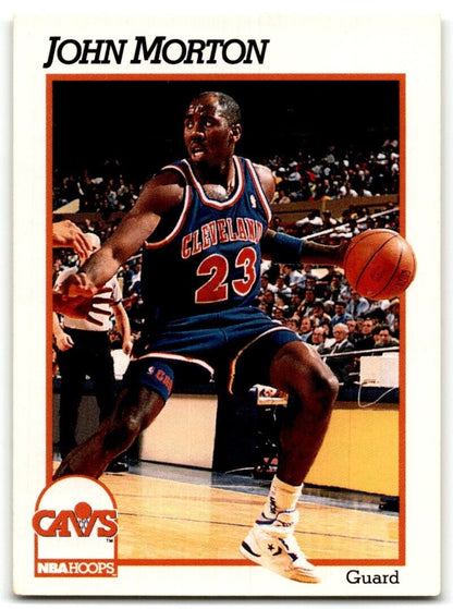 1991-92 Hoops John Morton Cleveland Cavaliers #351