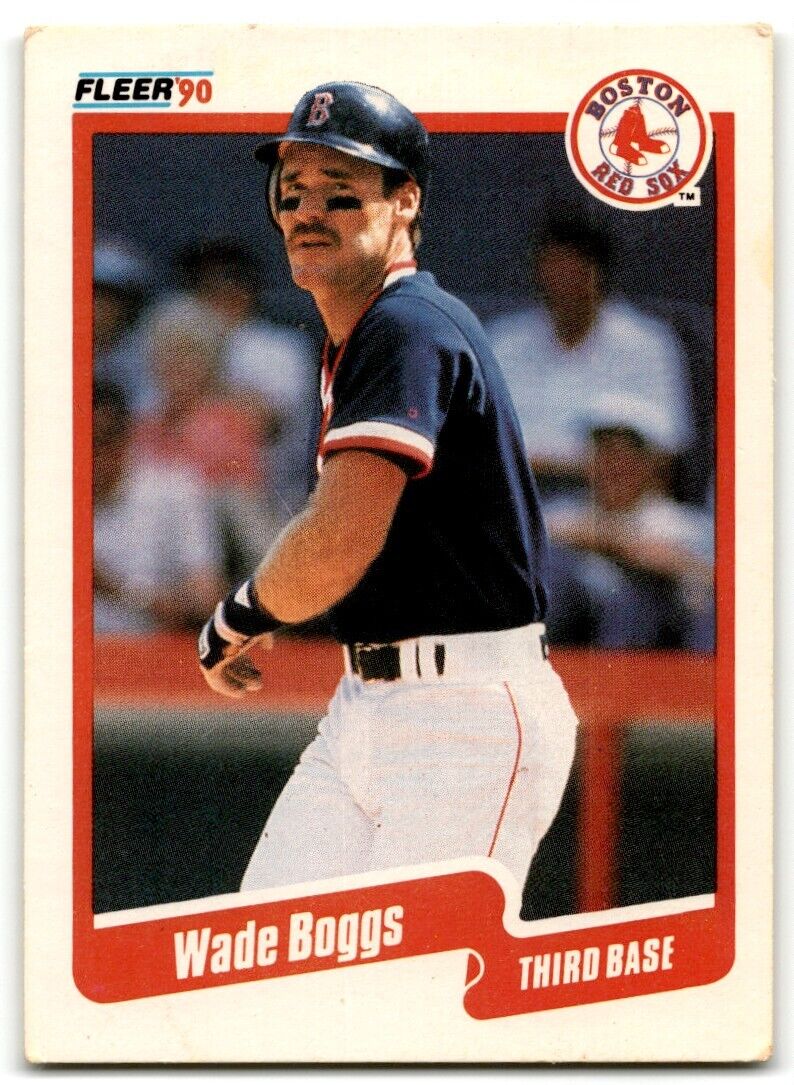 1990 Fleer Wade Boggs Boston Red Sox #268