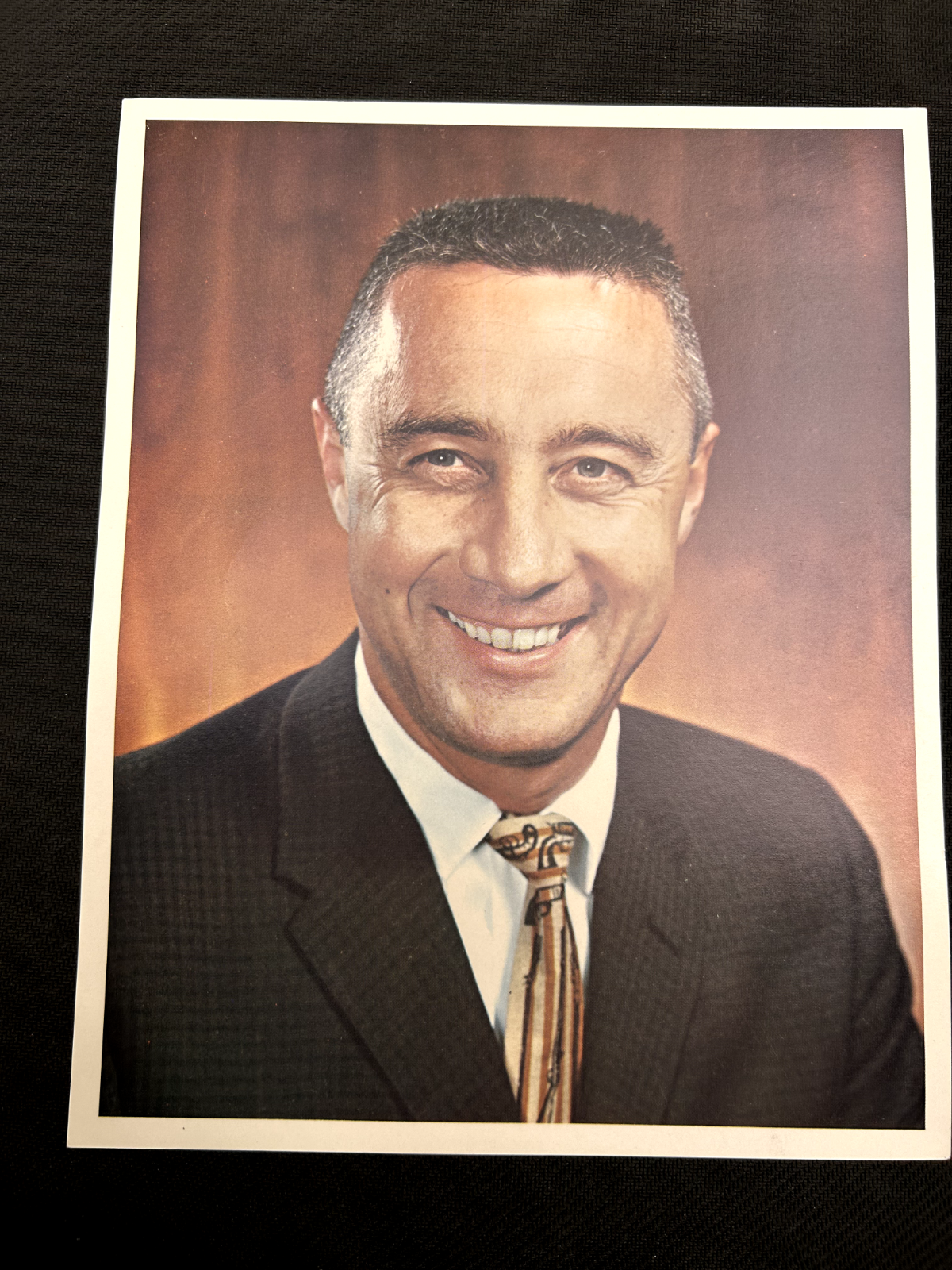 NASA Mercury Gemini Apollo astronaut litho Gus Grissom 8X10 portrait photo