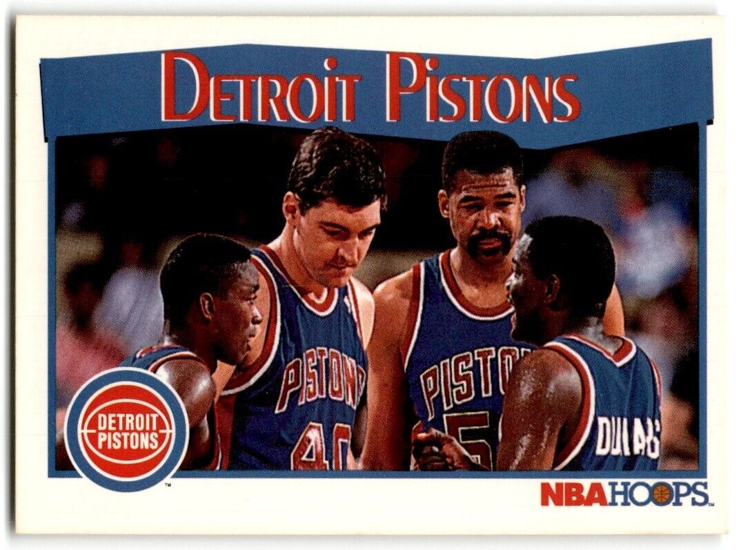 1991-92 Hoops Detroit Pistons Detroit Pistons #281