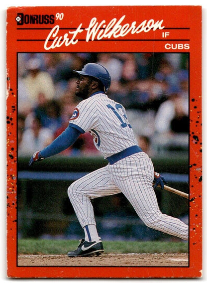 1990 Donruss Curt Wilkerson Chicago Cubs #608