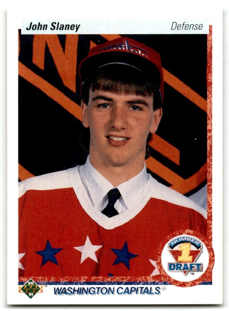 1990-91 Upper Deck John Slaney Rookie Washington Capitals #360