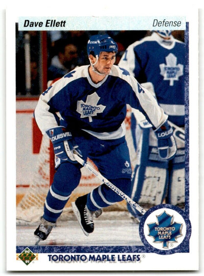 1990-91 Upper Deck Dave Ellett Toronto Maple Leafs #413