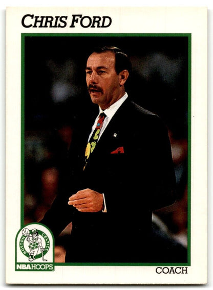 1991-92 Hoops Chris Ford Boston Celtics #222